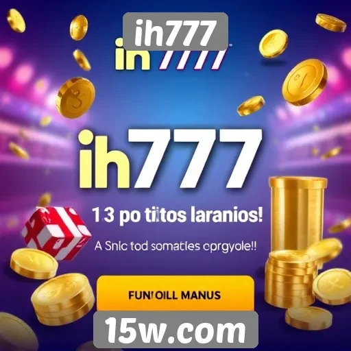 Funcionamento do sistema de bônus e promoções no ih777